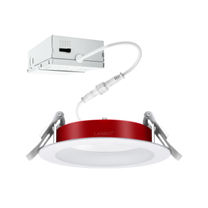 Round Slim High Brightness 9w 12w Dimmable 4Inch Fire Rated Anti-glare Recessed Ceiling Lights with Junction Box Led Panel Light