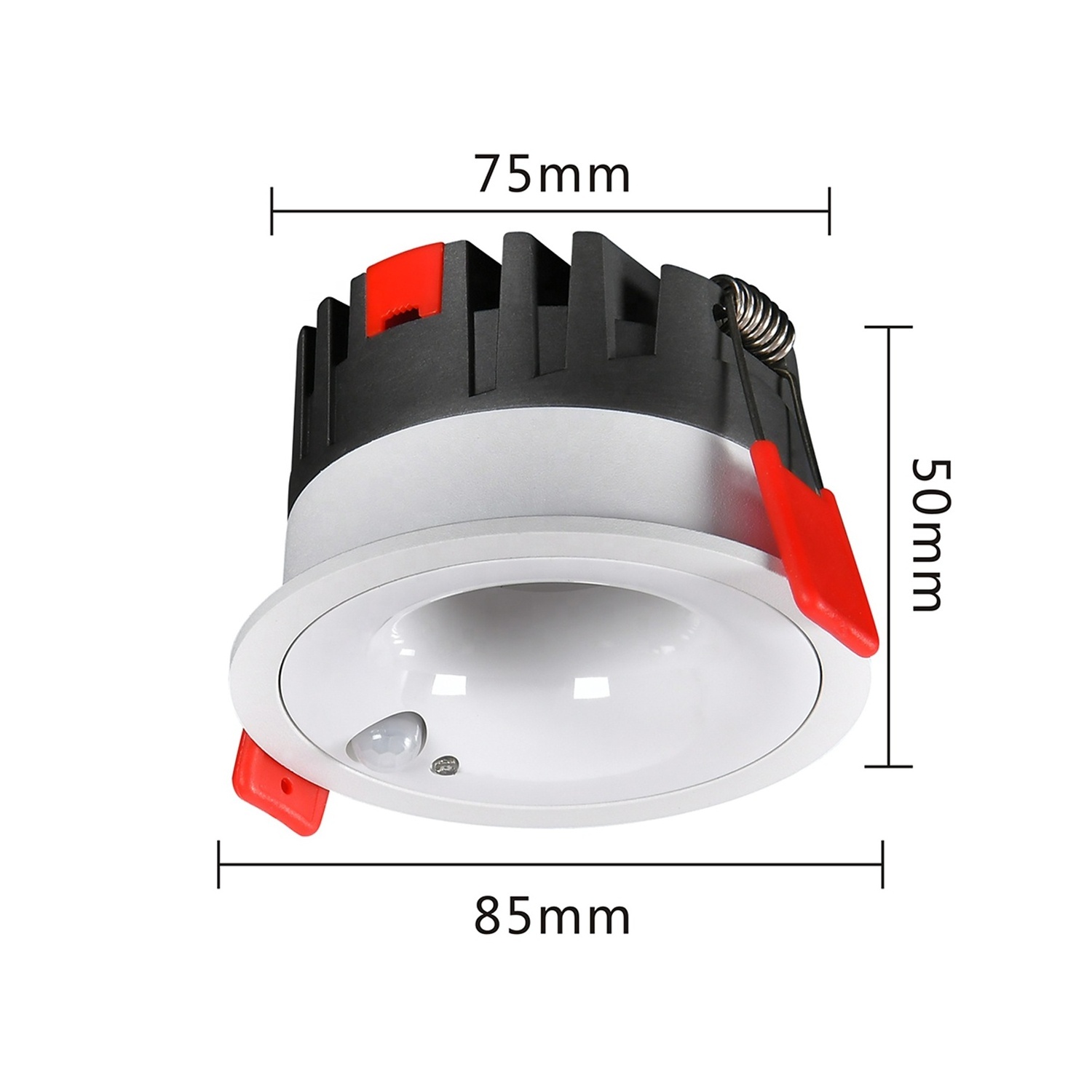 Warm white color temperature(CCT) battery operated led sensor downlight