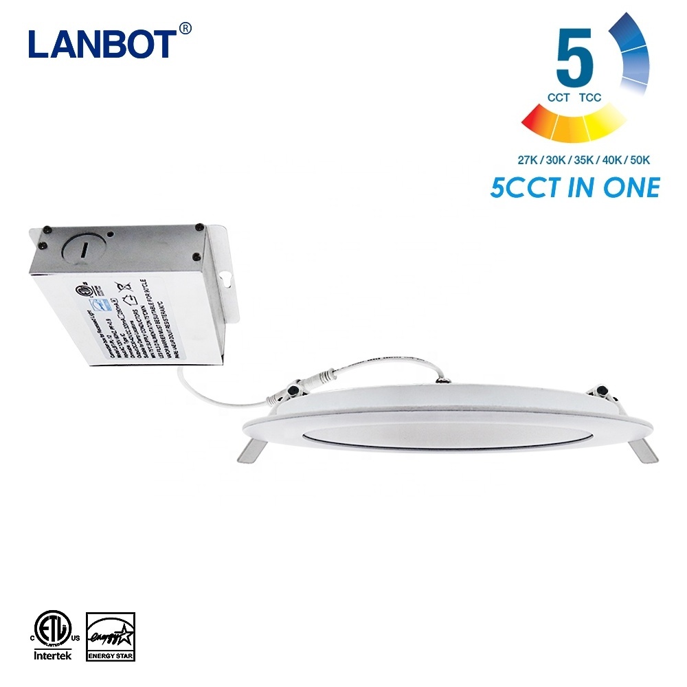 Zhong Shan Lanbot 4 Inch Slim ETL LED Panel Light pot light with Junction box