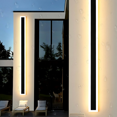 Etl Ip65 Outdoor Long Strip Led Linear Wall Light Ip65 Waterproof Garden Smart Wall Lamp Wall Sconce