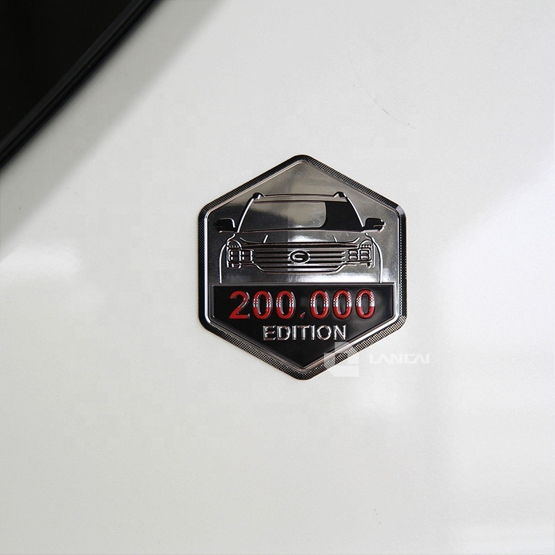 Good quality custom car logo sticker metal badges chrome badges car emblem