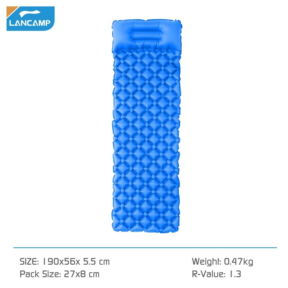 outdoor camping mattress waterproof  self inflating Ultralight Inflatable Camping Mat Pad for hiking and climbing