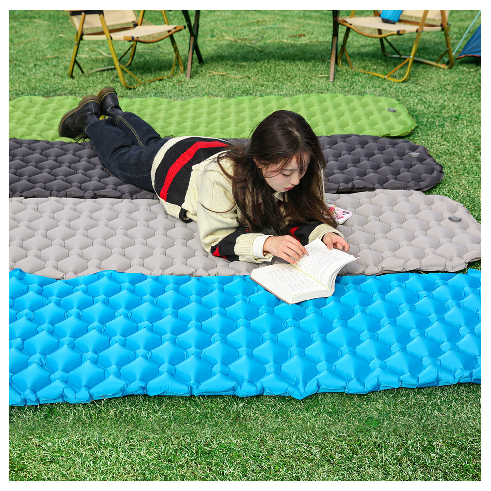 High quality outdoor activities ultralight inflatable hiking sleeping pad mattress camping mat foam sleeping camping pad