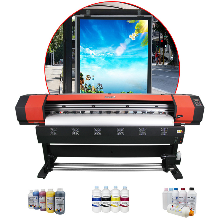 High Quality Eco Solvent 1.6m 1.8m 3.2m Inkjet Printer With I3200/xp600 Head 24 Inch Eco Solvent Printer