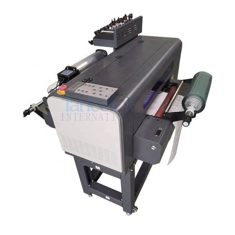 Small roll to roll uv dtf printer laminator all in 1 a3 mobile case printing stickers machine 3 TX800 heads i1600 uv printer