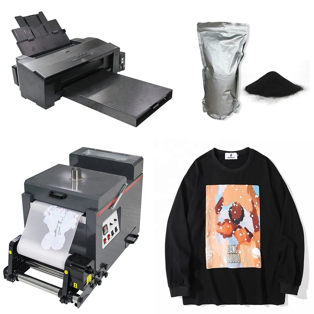 A3 A4 Size Heat Transfer printer xp600/i3200 dtf printer for Epson L1800 print head i3200 a4 tshirt printing machine dtf