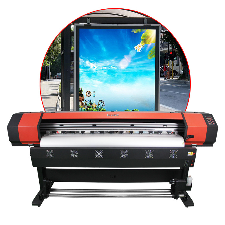 High Quality Eco Solvent 1.6m 1.8m 3.2m Inkjet Printer With I3200/xp600 Head 24 Inch Eco Solvent Printer