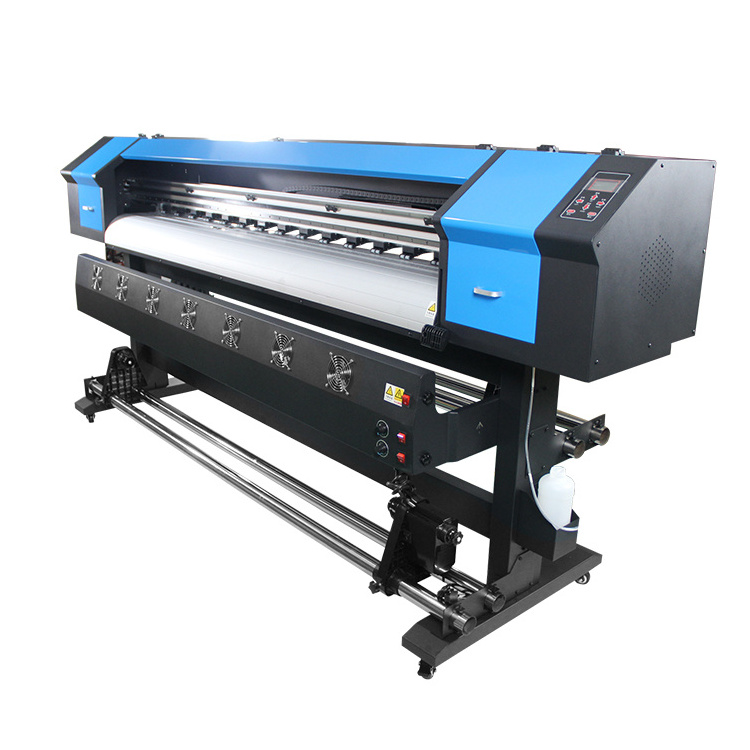 1.6m 1.8m Eco Solvent Printer With Single XP600 Head Large Format Tarpaulin Printing Machine For Banner Sticker Paper Label