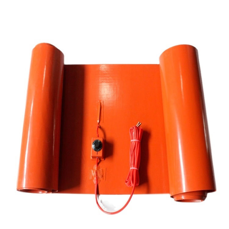 110V DC Battery Waterproof Flexible Electric Portable Silicone Rubber Heater Heating Pad for Solar Powered