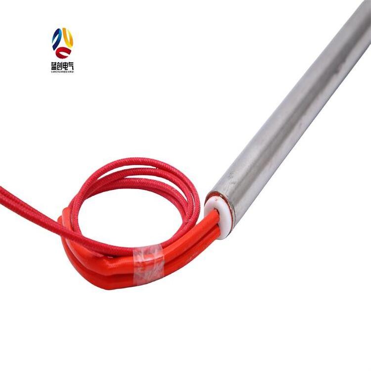 24v 100w Stainless steel sheath  heating cartridge 6x20 single lead cartridge waxing heaters