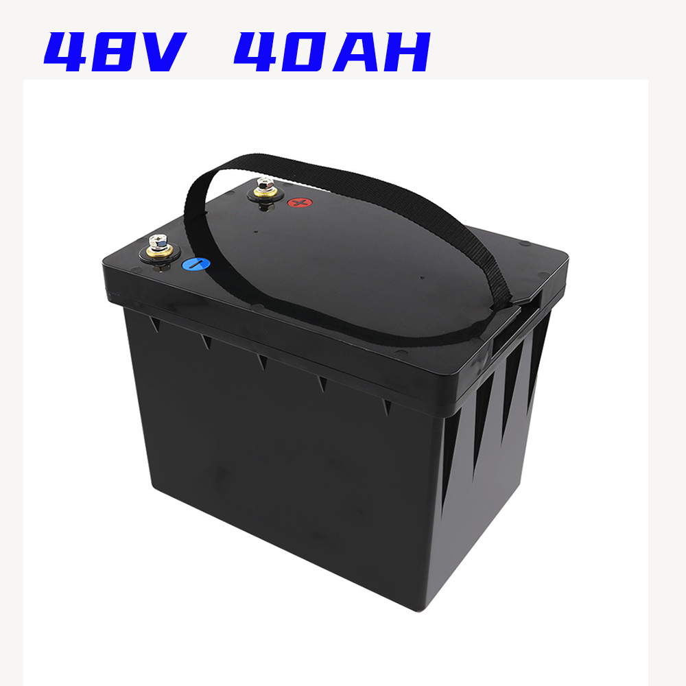 48v 40ah 30ah lifepo4 battery with 30A BMS for 48v 1500w machinery electric bicycle bike scooter go cart