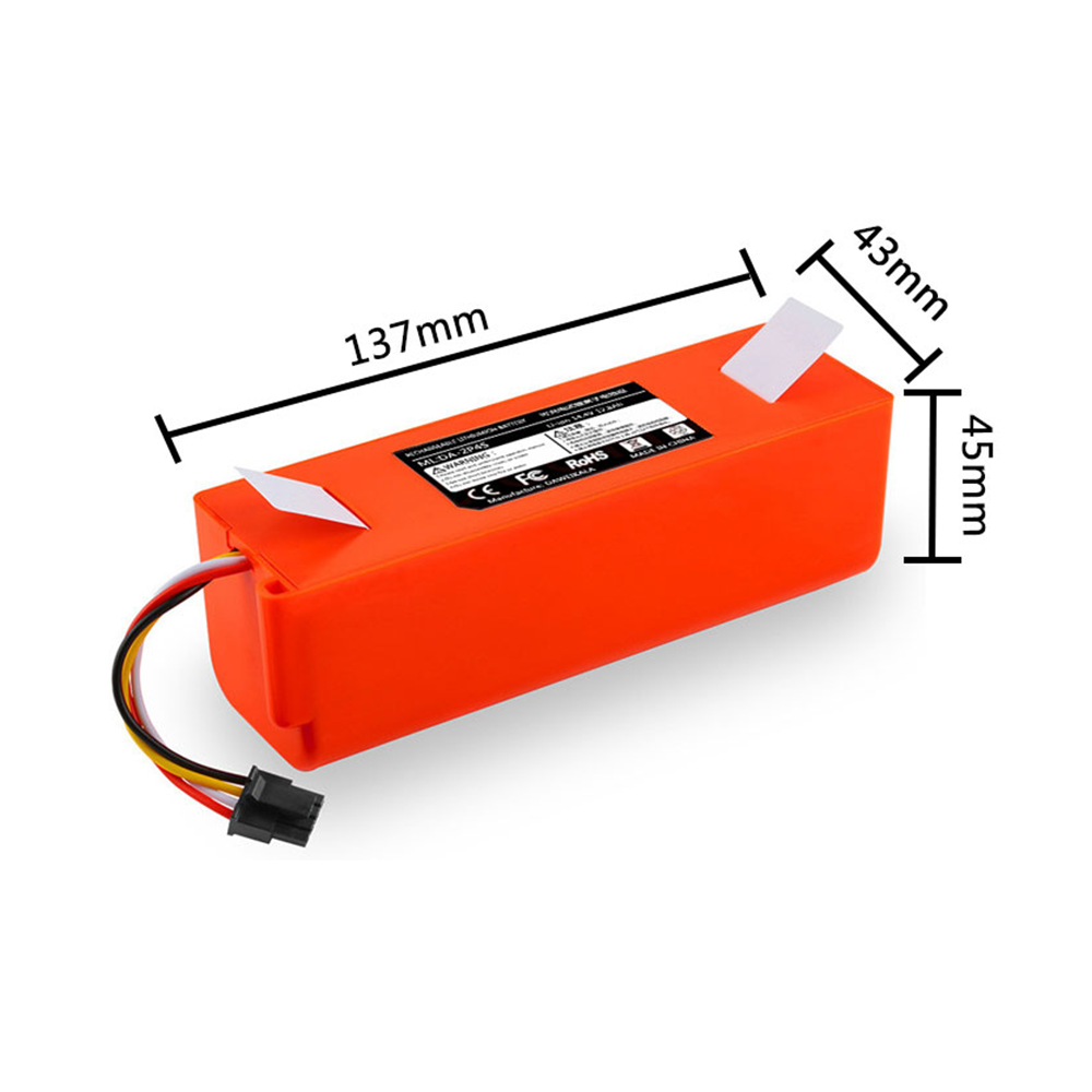 TS 14.4V /14.8V  li-ion Battery Vacuum Cleaner accessories for xiaomi mi robot Robotics cleaner roborock S50 S51 T4 T6 battery