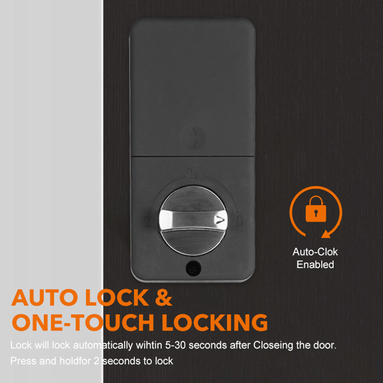 High Quality Door Lock Handle Knob Deadbolt Digital Door Lock Anti-Loosening And Anti-Falling Metal Smart Gate Lock