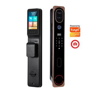 Hot Sale High Security Automatic Fingerprint Digital Safe Door Lock For Home Smart 3d Face Recognition Exterior Door Lock