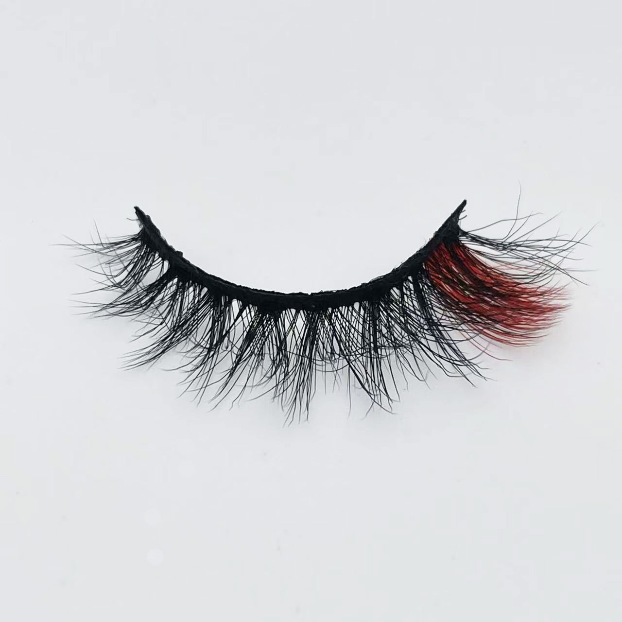 Mink Eyelash Fluffy 25mm cils 3D Faux Mink Human False Eye lashes with Custom Packaging Box Mini suitcase