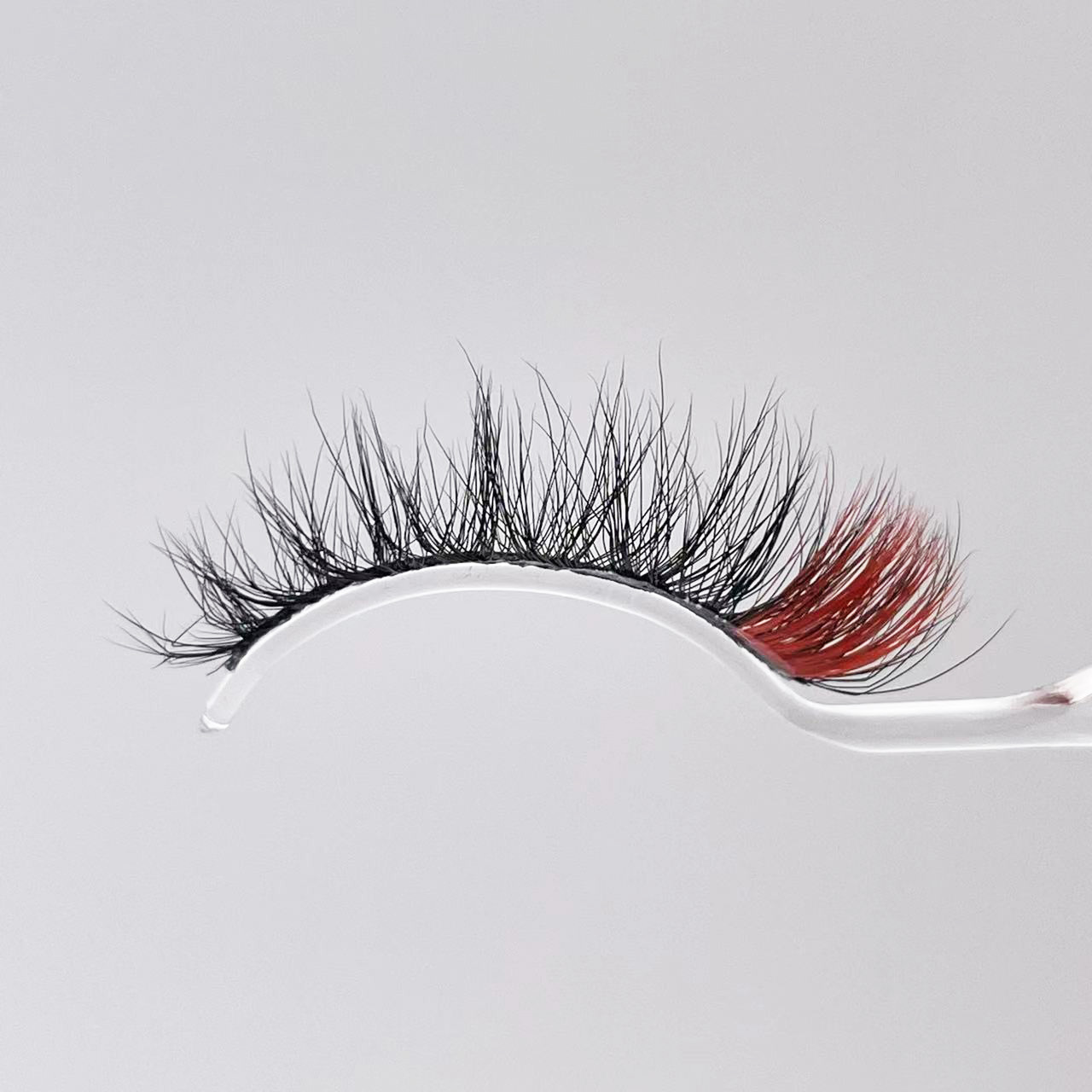 Mink Eyelash Fluffy 25mm cils 3D Faux Mink Human False Eye lashes with Custom Packaging Box Mini suitcase