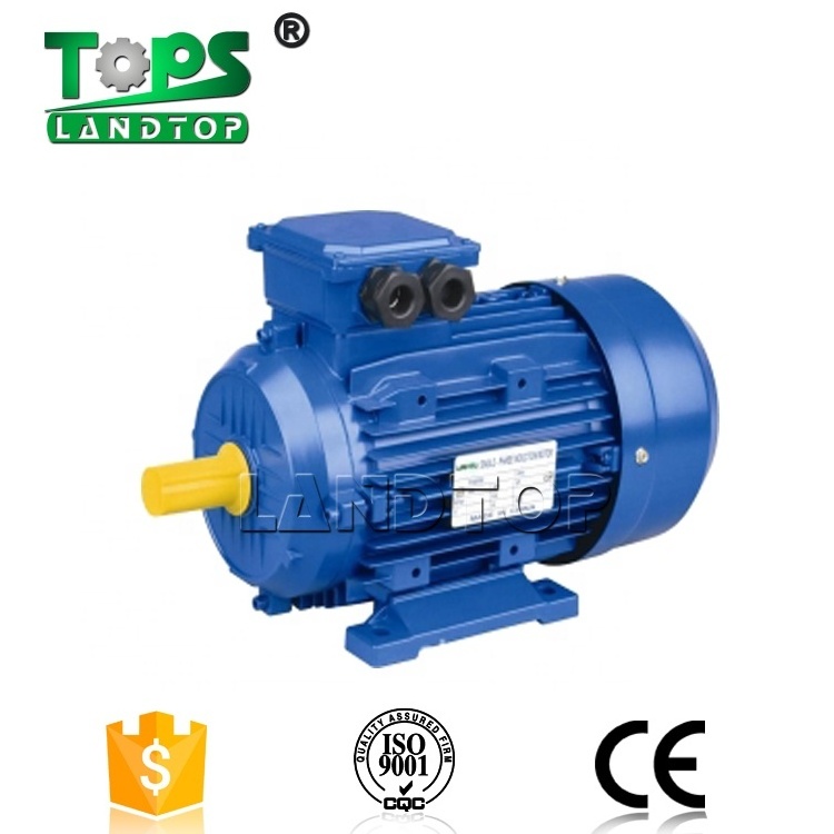 LANDTOP 380v 50hz Y2 Series Three Phase Asynchronous Ac Electric Motor 7.5HP 10HP 15HP 20HP 25HP 3000rpm 1500rpm IE 1 50HZ/60HZ