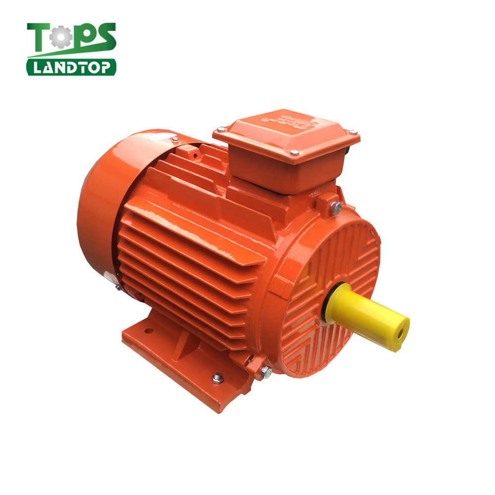 LANDTOP 380v 50hz Y2 Series Three Phase Asynchronous Ac Electric Motor 7.5HP 10HP 15HP 20HP 25HP 3000rpm 1500rpm IE 1 50HZ/60HZ