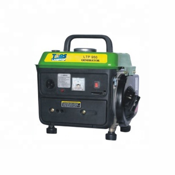 LANDTOP 650W Portable Petrol Generator 1E45F Air-cooled Electric Power Manual Starter 0.65KW Gasoline Generator