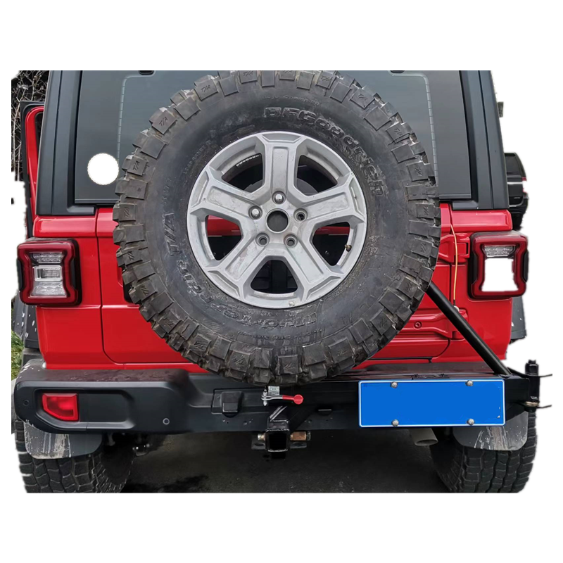 China Factory Directly Off-road Camping Powder Coating Anti-wobble Hitch Mount Spare Tire Carrier