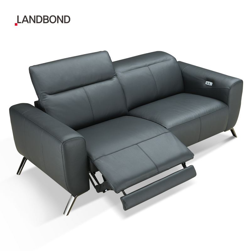 Modern 3 Seater Recliner Sofa Set Leather Furniture Lving Room electric Recliner incliner Sofa set for Hotel