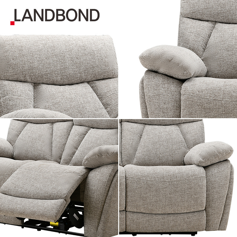 LANDBOND Modern Home Luxury Couches Reclining Sofa Set Furniture Electric Recliner Living Room Sofa Chair