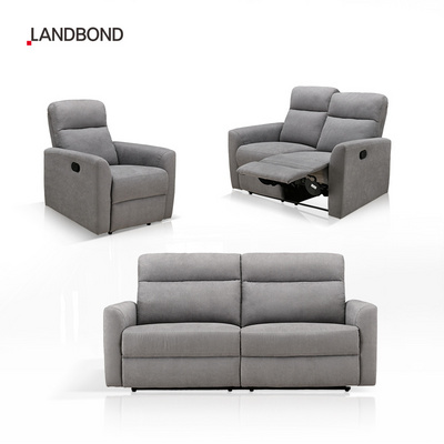 modern living room furniture leather fabric DIY sofa living room indoor Villa 1 2 3 seater Luxury recliner sofa set  home