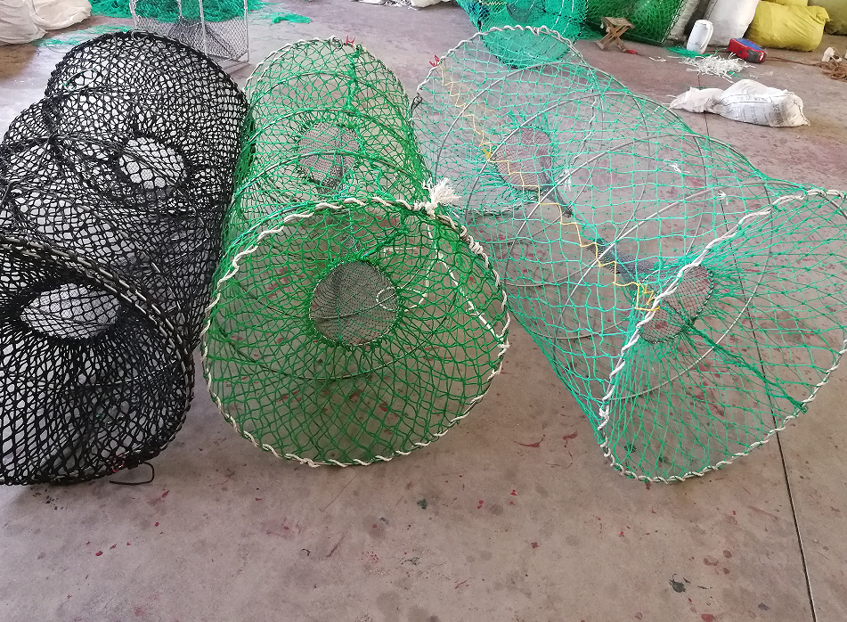 USA Alaska marine fresh catch fishing gear slinky pot spiral pot spring coil trap king crab  Cod trap sea snail shrimp  pot