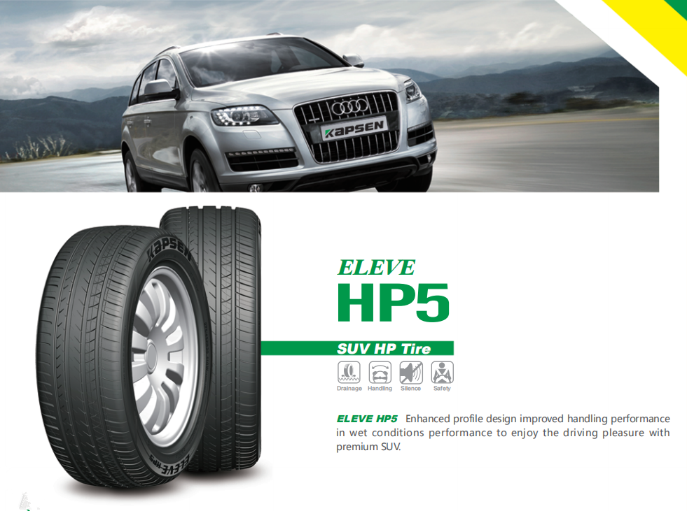 Made in China shandong factory whosale ultra high performance UHP  ELEVE HP5 215/55R18 13,14,15,16,17,18 inch car tire