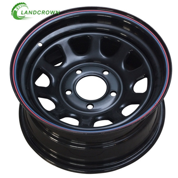 15 inch China Factory Wholesale SUV Steel Wheel Rims 15x7 15x8 15x9 For off-road vehicle