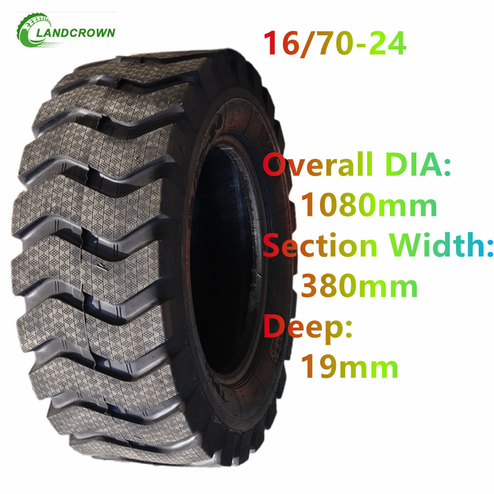 Made in CHINA factory Wholesale Bias OTR Tyres 16/70-24 16/70-20 20.5/70-16 Industrial pneumatic off-the-load OTR  tires