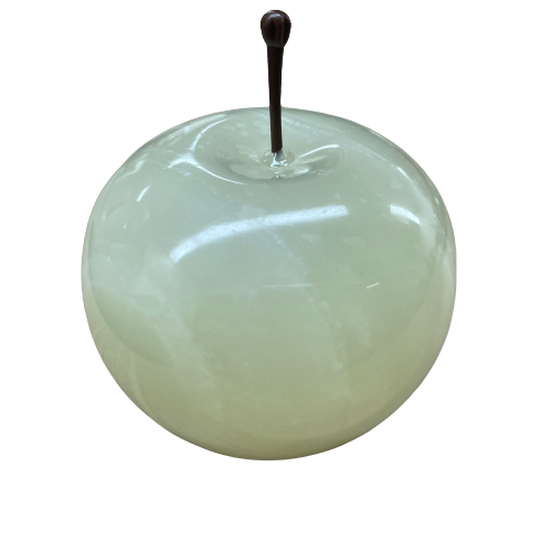 Hot sale Natural crystal Afghanistan Jade Apple Figures For Thanksgivings Day Home Decor Gift