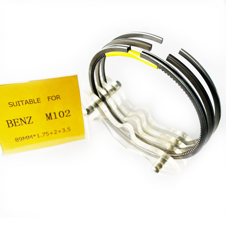 Good quality auto engine piston ring for MERCEDES BENZ M102 89MM