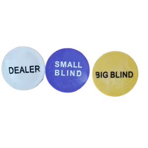 Professional Texas Hold'em Dealer Button Table Game