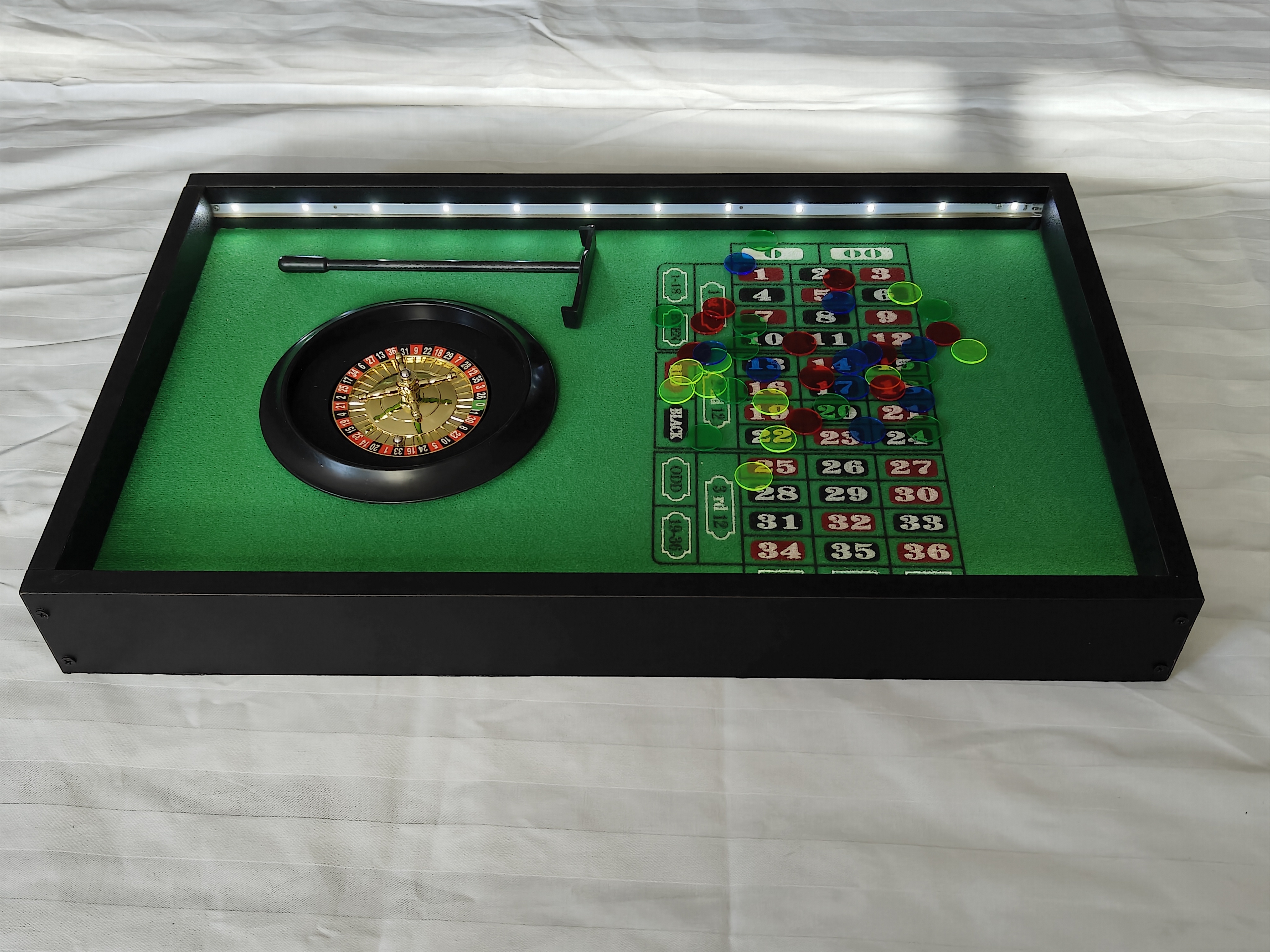 LED Hot Selling Indoor Mini Roulette Table Game Set for gambling game