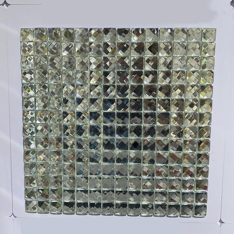 3d Blue mirror glass mosaic tile crystal diamond mosaic for kitchen bathroom wall tile backsplash