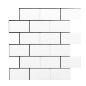 self adhesive wall tile oil proof tiles waterproof peel and stick wall tiles backsplash for home decoration