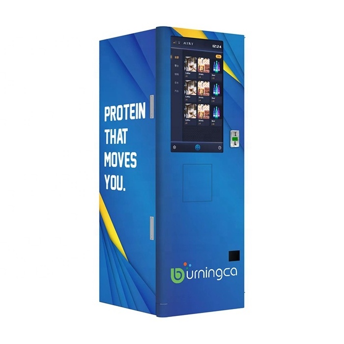 Gym Fitness Club Use Standing Protein Shake beverage Cold&Hot Drink Vending Machine