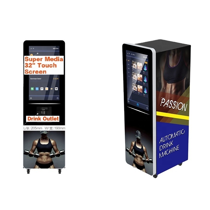 Touch Screen Cappuccino Latte Mocha Vending Machine Freshly Ground Coffee for Hot Drinks Beverages Vending Machine