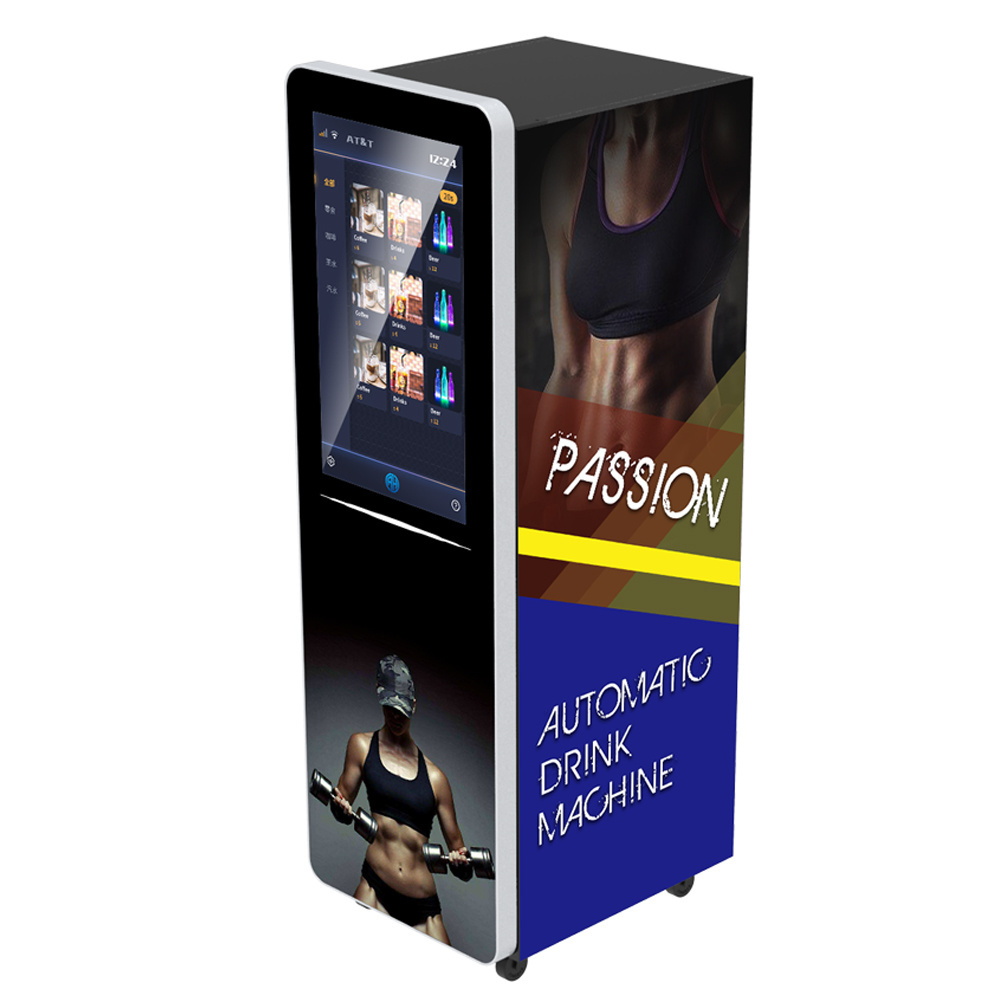 QR Code Commercial Customized Automatic Self Service Vending Machine Protein Shake Vending Machine