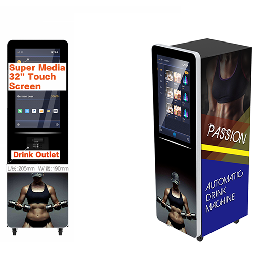 Whey Protein Powder Vending Machine For Europe Market Vending Soup Machine  Factory Design