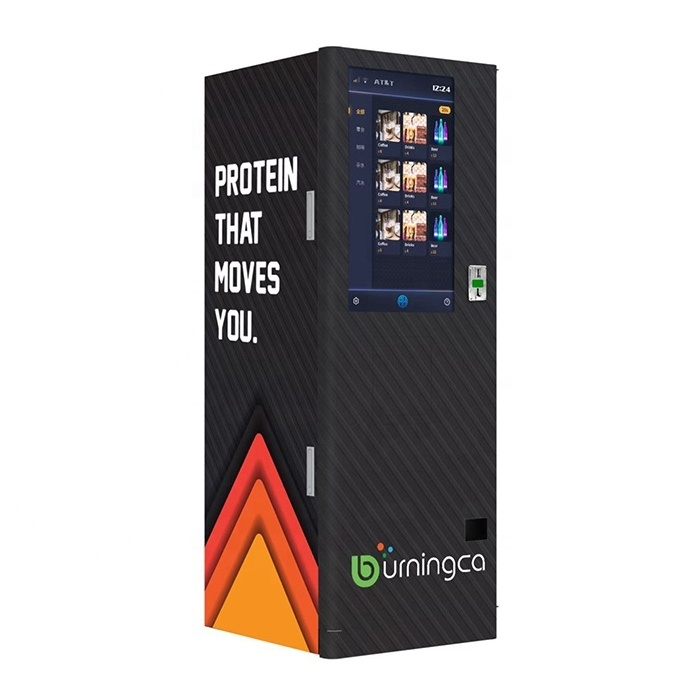 Protein Shake Vending Machine with automatic cup dispenser hot cold commercial coffee on sale