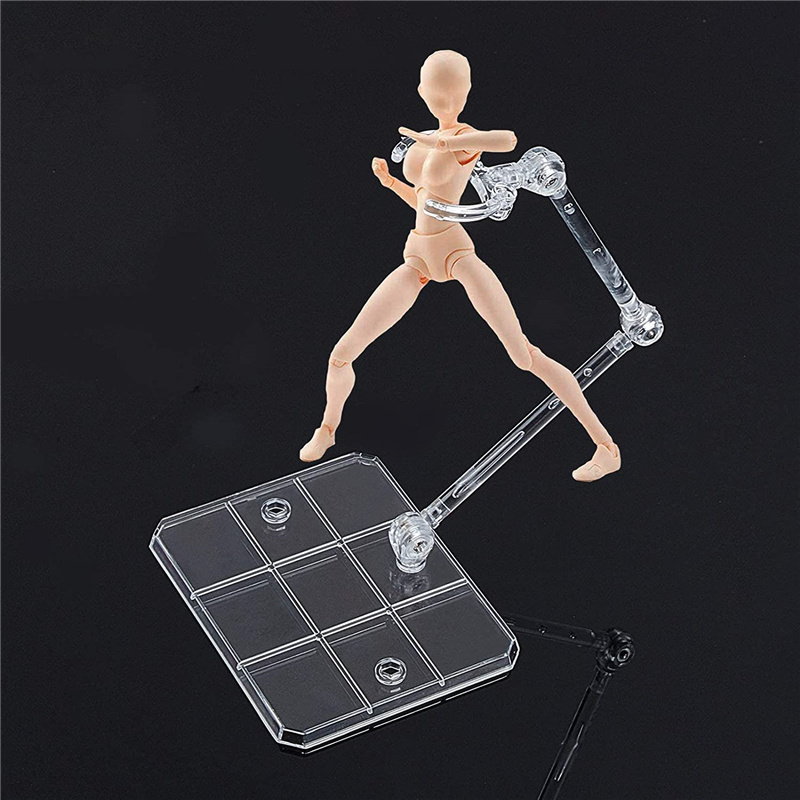 10 colors assemble Doll Mini action Figure Display holder Stand