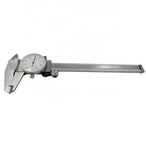 0- 6" Stainless Steel Satin Finish Dial Vernier Caliper With Metal Housing