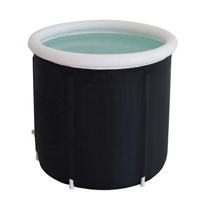 Basic model outdoor portable ice bath tubs inflatable portable ice barrel cold plunge tank therapy tub