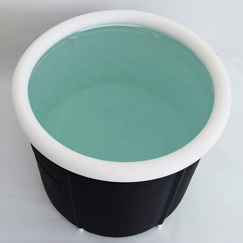 Basic model outdoor portable ice bath tubs inflatable portable ice barrel cold plunge tank therapy tub