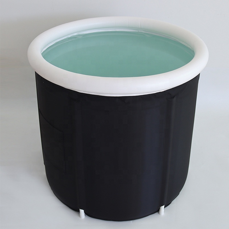 Basic model outdoor portable ice bath tubs inflatable portable ice barrel cold plunge tank therapy tub