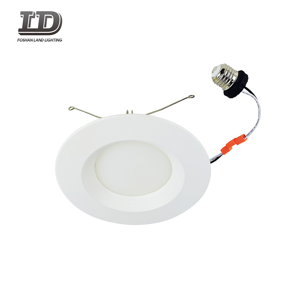 ETL Energy Star 4/6 inch 5CCT LED Recessed Lighting 12 Pack Dimmable IC & Damp Rated Can Lights with baffle Trim