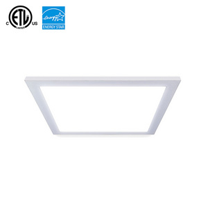 White/Silver Frame Suspended Ceiling Recessed LED Panel Light 600x600 595x595