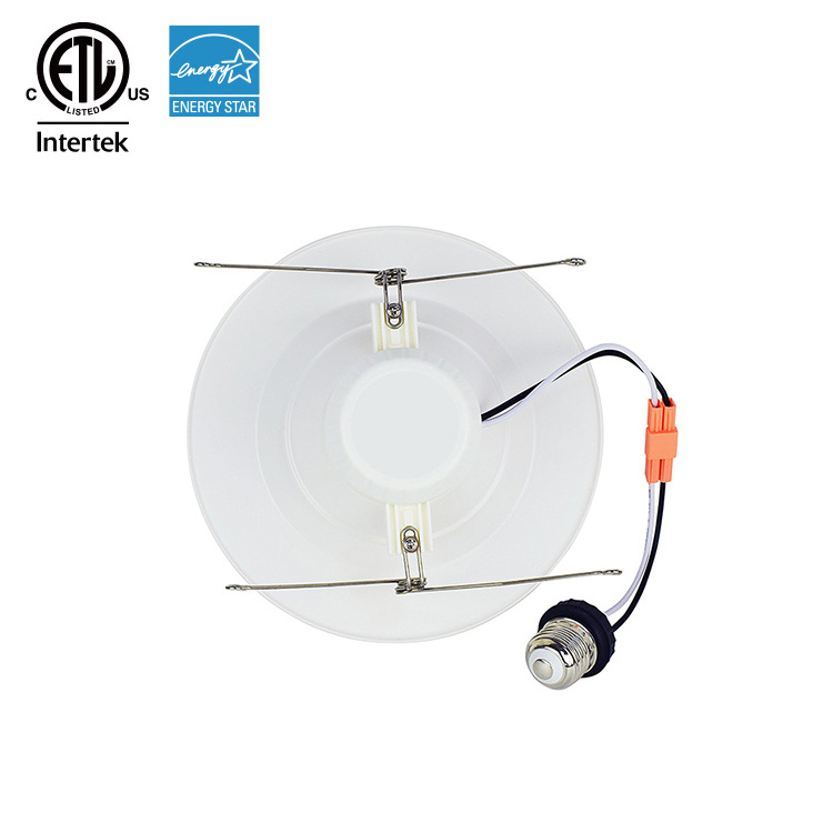 6 inch ENERGY STAR cUL-Listed Dimmable LED Downlight Retrofit Baffle Recessed Lighting Kit Fixture 5K Daylight LED Ceiling Light